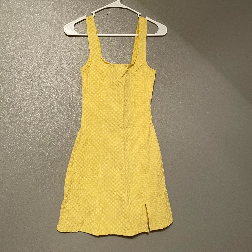 Yellow Daisy Bodycon Dress